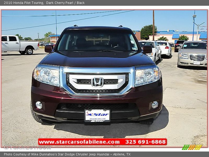 Dark Cherry Pearl / Black 2010 Honda Pilot Touring