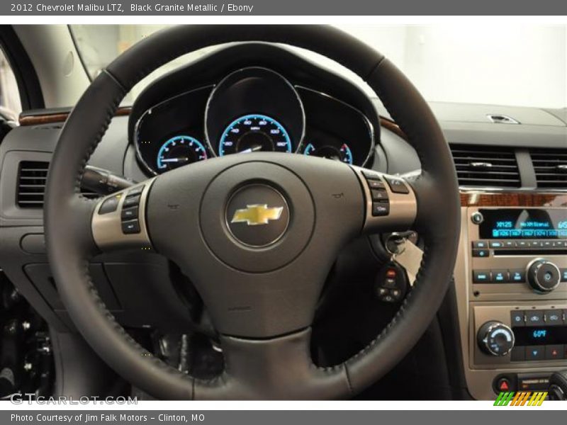 Black Granite Metallic / Ebony 2012 Chevrolet Malibu LTZ