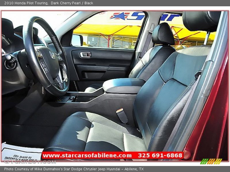 Dark Cherry Pearl / Black 2010 Honda Pilot Touring