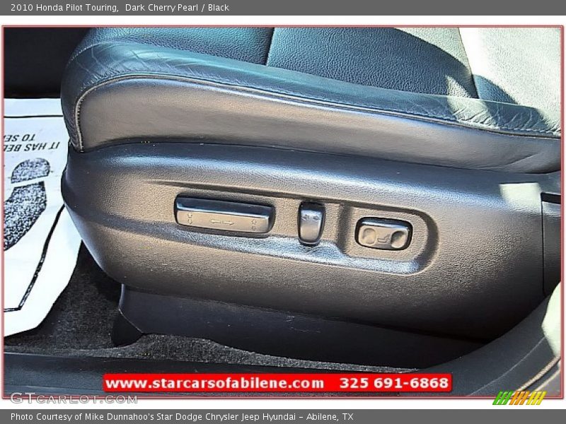 Dark Cherry Pearl / Black 2010 Honda Pilot Touring