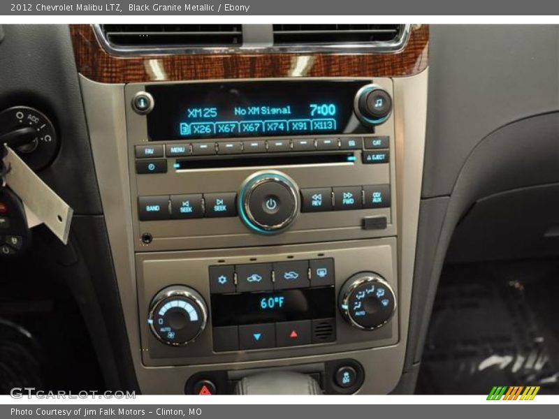 Black Granite Metallic / Ebony 2012 Chevrolet Malibu LTZ