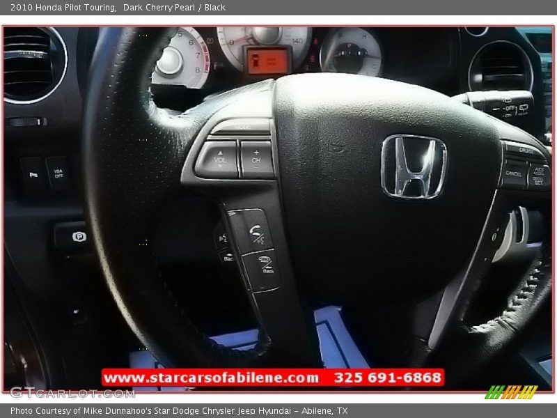 Dark Cherry Pearl / Black 2010 Honda Pilot Touring