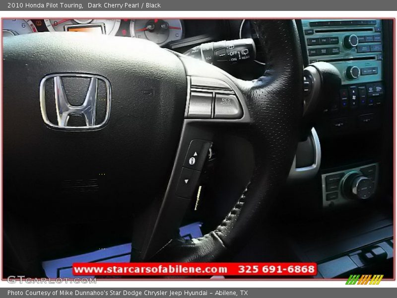 Dark Cherry Pearl / Black 2010 Honda Pilot Touring