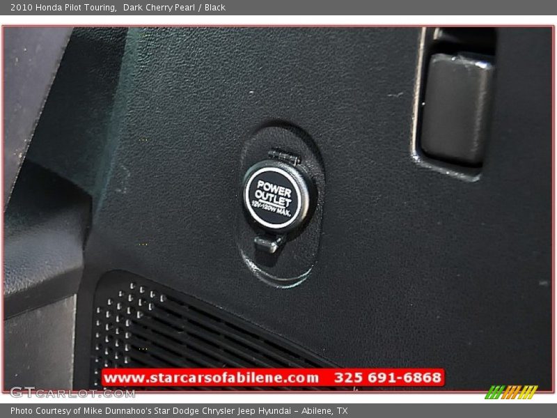 Dark Cherry Pearl / Black 2010 Honda Pilot Touring