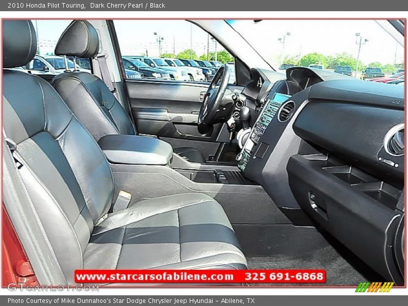 Dark Cherry Pearl / Black 2010 Honda Pilot Touring