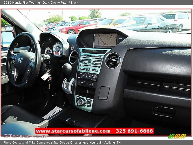 Dark Cherry Pearl / Black 2010 Honda Pilot Touring