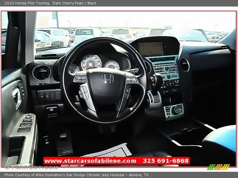 Dark Cherry Pearl / Black 2010 Honda Pilot Touring