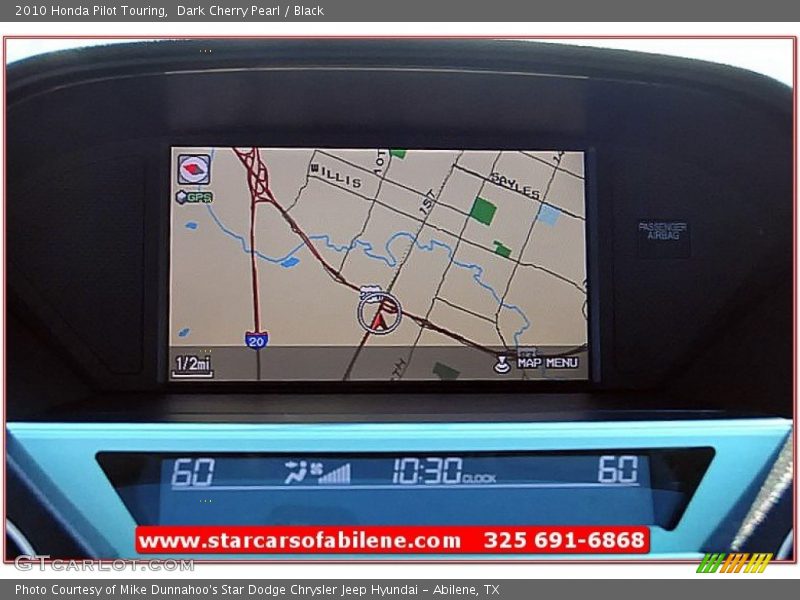 Dark Cherry Pearl / Black 2010 Honda Pilot Touring