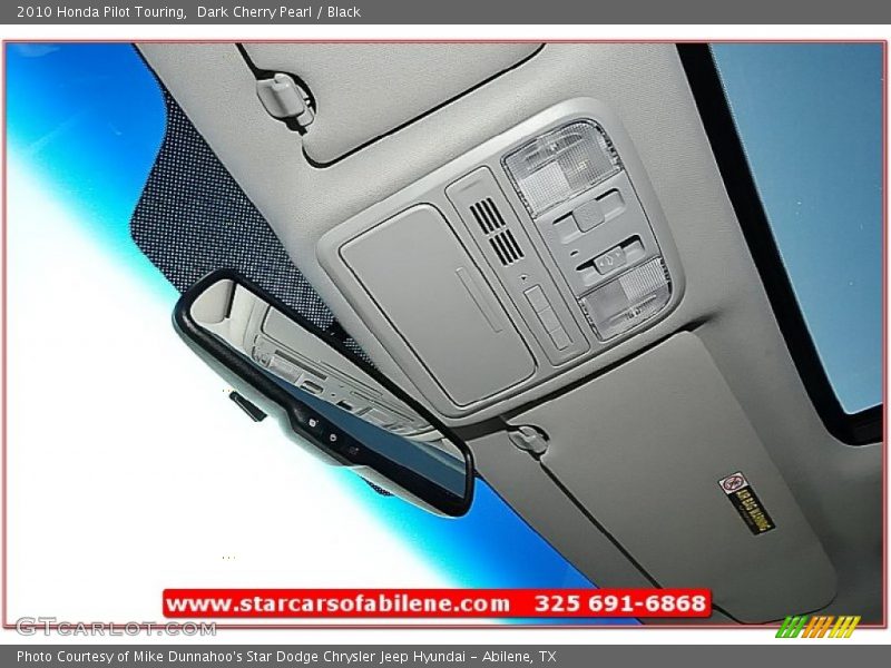 Dark Cherry Pearl / Black 2010 Honda Pilot Touring
