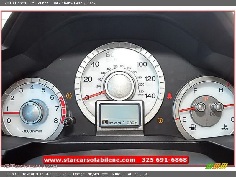 Dark Cherry Pearl / Black 2010 Honda Pilot Touring