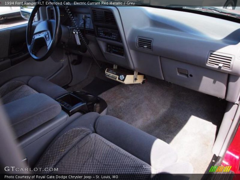 Electric Currant Red Metallic / Grey 1994 Ford Ranger XLT Extended Cab