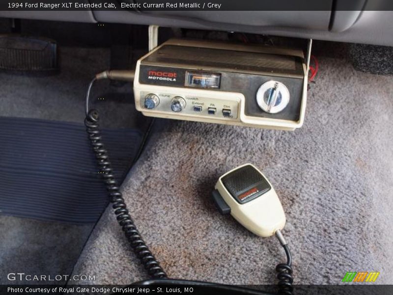 Electric Currant Red Metallic / Grey 1994 Ford Ranger XLT Extended Cab