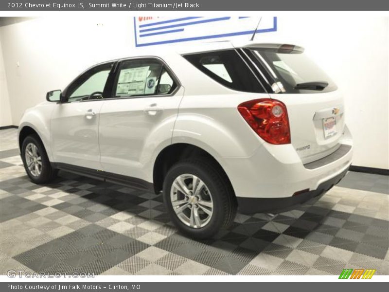Summit White / Light Titanium/Jet Black 2012 Chevrolet Equinox LS