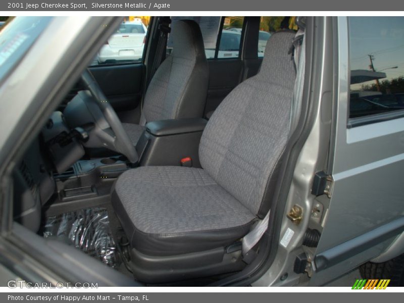 Silverstone Metallic / Agate 2001 Jeep Cherokee Sport