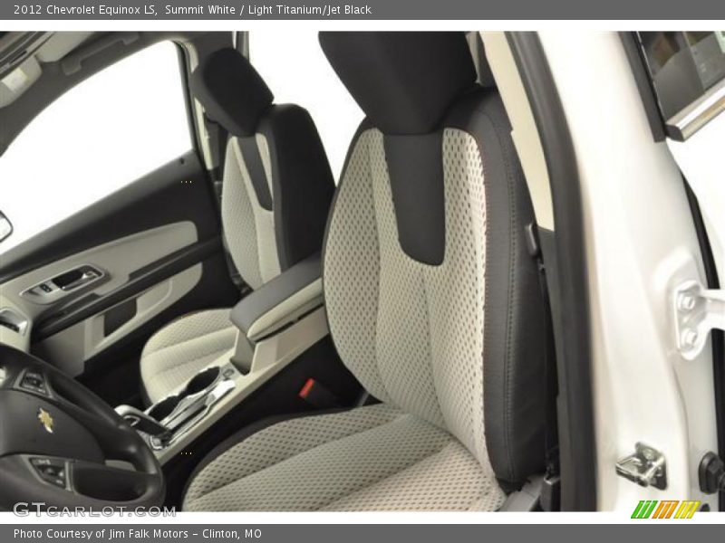 Summit White / Light Titanium/Jet Black 2012 Chevrolet Equinox LS