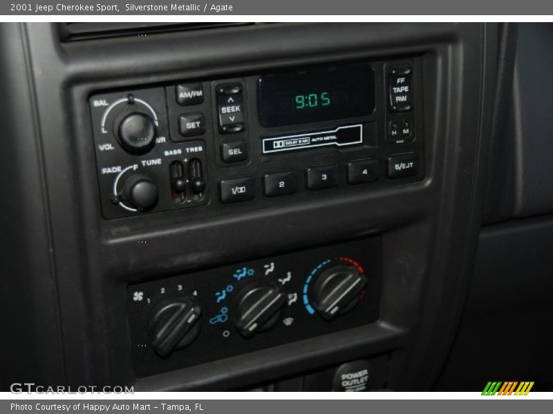 Silverstone Metallic / Agate 2001 Jeep Cherokee Sport