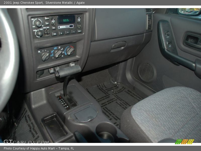 Silverstone Metallic / Agate 2001 Jeep Cherokee Sport