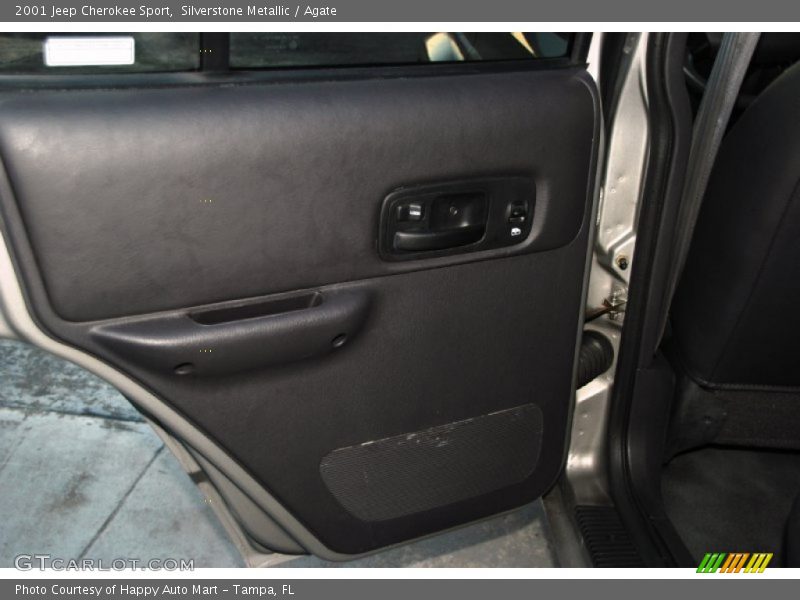 Silverstone Metallic / Agate 2001 Jeep Cherokee Sport