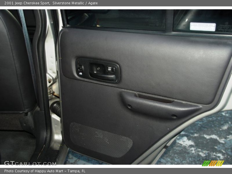 Silverstone Metallic / Agate 2001 Jeep Cherokee Sport