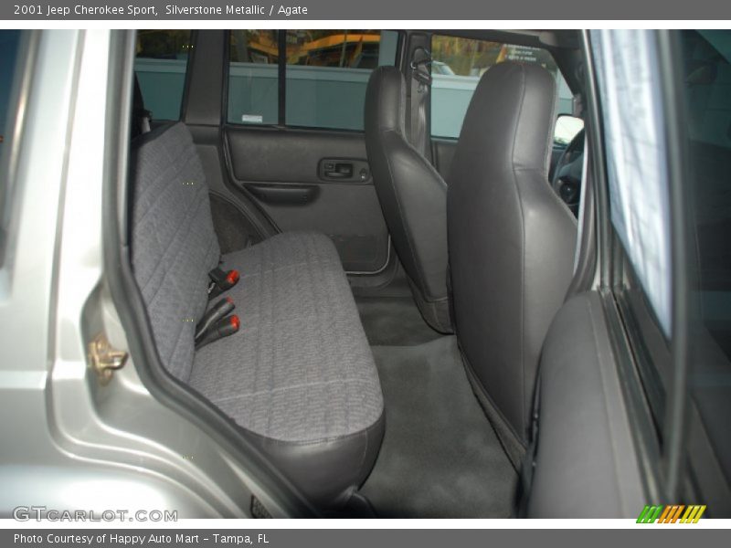 Silverstone Metallic / Agate 2001 Jeep Cherokee Sport