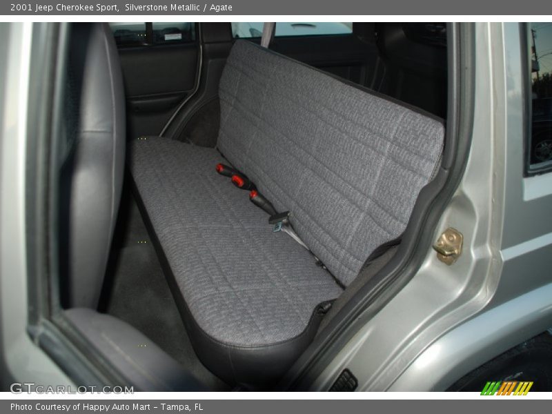 Silverstone Metallic / Agate 2001 Jeep Cherokee Sport