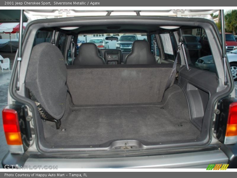 Silverstone Metallic / Agate 2001 Jeep Cherokee Sport