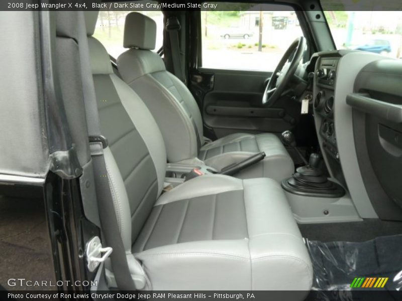 Black / Dark Slate Gray/Medium Slate Gray 2008 Jeep Wrangler X 4x4