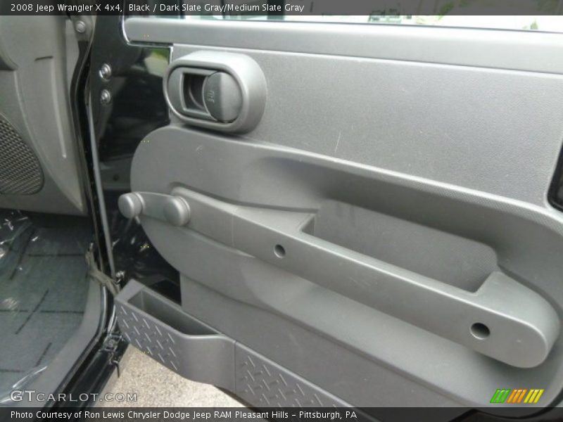 Black / Dark Slate Gray/Medium Slate Gray 2008 Jeep Wrangler X 4x4