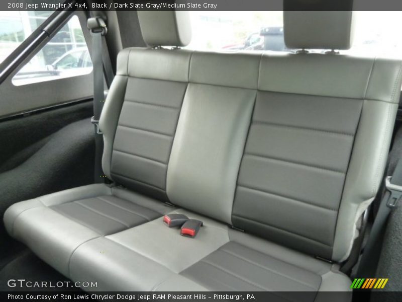 Black / Dark Slate Gray/Medium Slate Gray 2008 Jeep Wrangler X 4x4