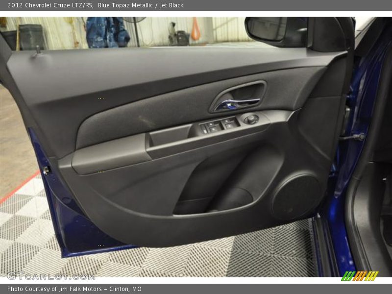 Blue Topaz Metallic / Jet Black 2012 Chevrolet Cruze LTZ/RS