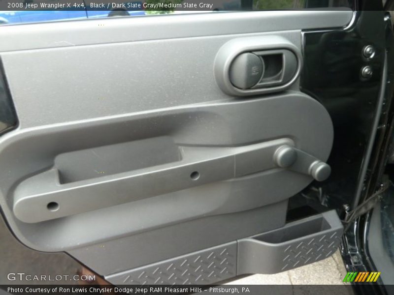 Black / Dark Slate Gray/Medium Slate Gray 2008 Jeep Wrangler X 4x4