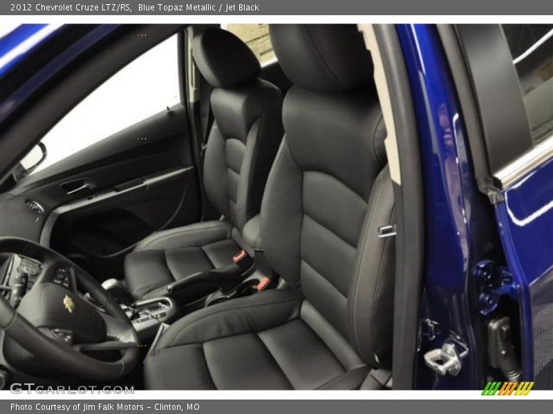 Blue Topaz Metallic / Jet Black 2012 Chevrolet Cruze LTZ/RS