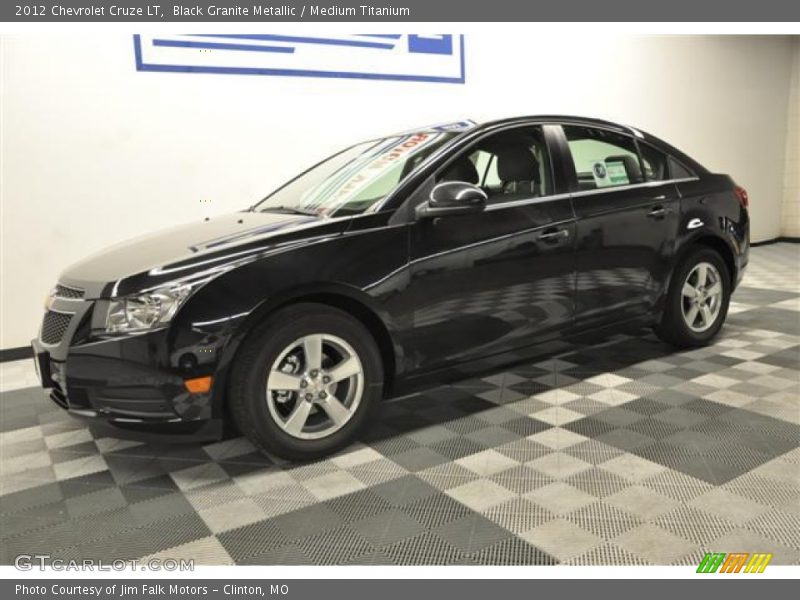 Black Granite Metallic / Medium Titanium 2012 Chevrolet Cruze LT