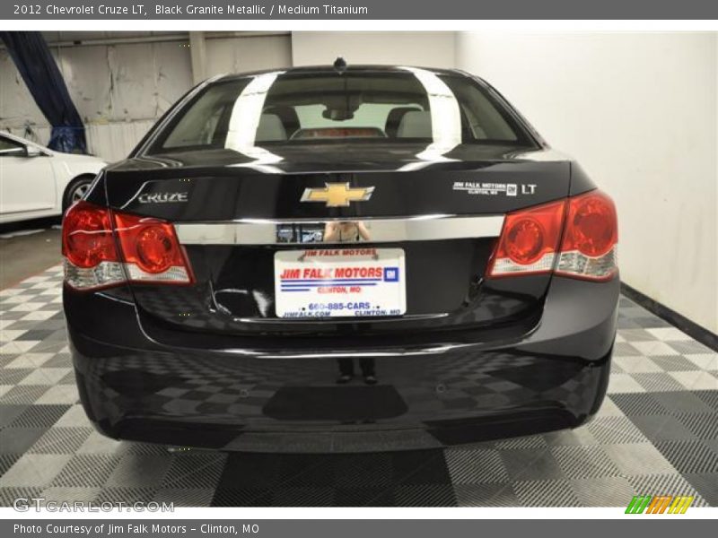 Black Granite Metallic / Medium Titanium 2012 Chevrolet Cruze LT