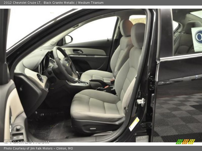 Black Granite Metallic / Medium Titanium 2012 Chevrolet Cruze LT