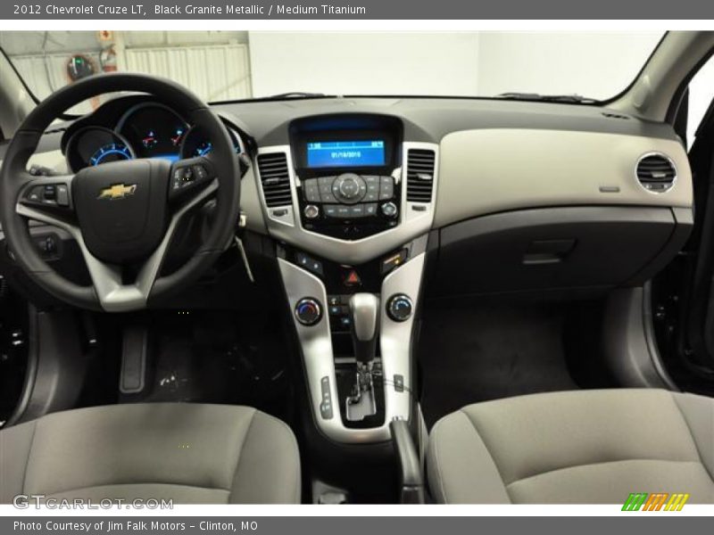 Black Granite Metallic / Medium Titanium 2012 Chevrolet Cruze LT