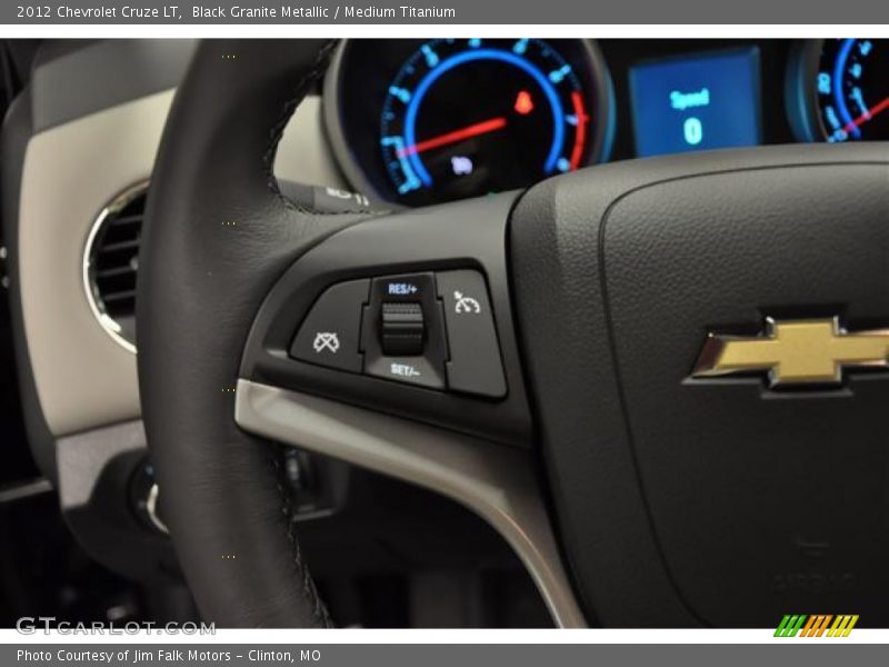 Black Granite Metallic / Medium Titanium 2012 Chevrolet Cruze LT
