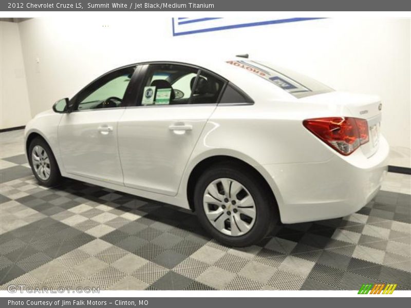 Summit White / Jet Black/Medium Titanium 2012 Chevrolet Cruze LS