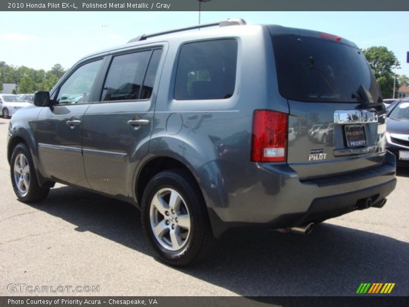 Polished Metal Metallic / Gray 2010 Honda Pilot EX-L