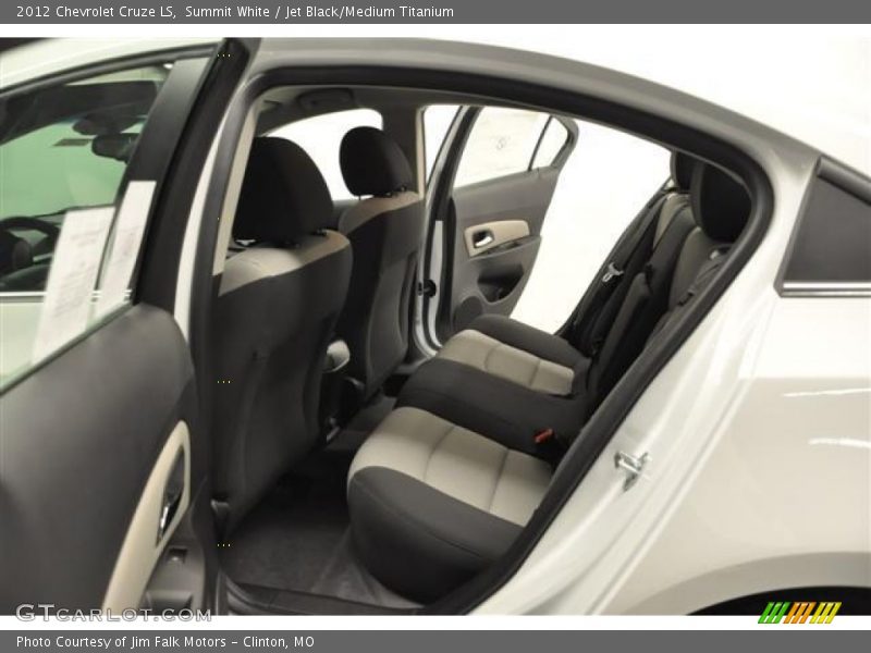 Summit White / Jet Black/Medium Titanium 2012 Chevrolet Cruze LS