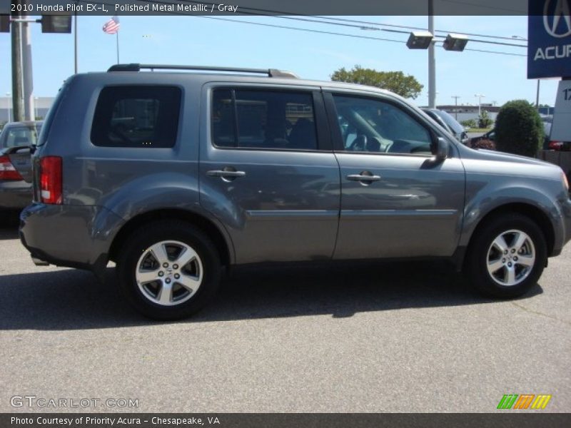 Polished Metal Metallic / Gray 2010 Honda Pilot EX-L