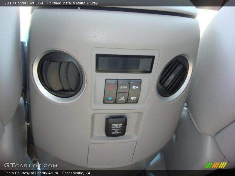 Polished Metal Metallic / Gray 2010 Honda Pilot EX-L