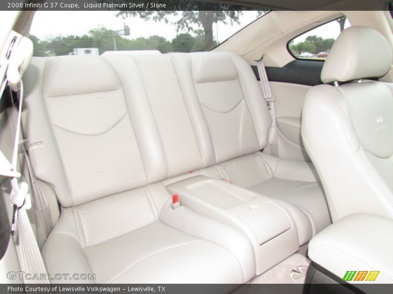 Liquid Platinum Silver / Stone 2008 Infiniti G 37 Coupe