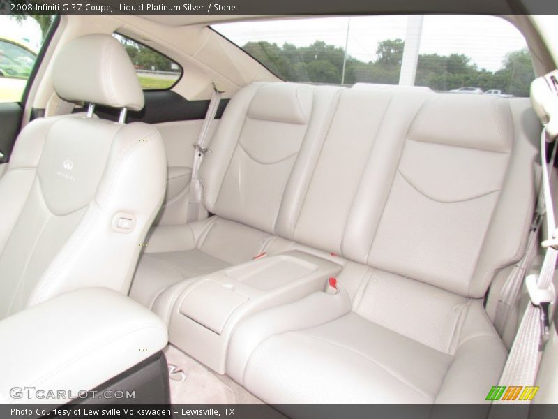 Liquid Platinum Silver / Stone 2008 Infiniti G 37 Coupe