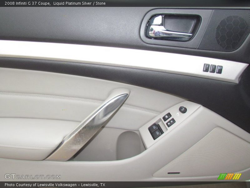 Liquid Platinum Silver / Stone 2008 Infiniti G 37 Coupe