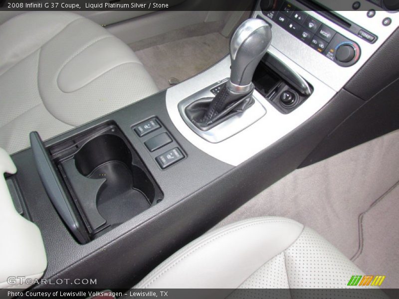 Liquid Platinum Silver / Stone 2008 Infiniti G 37 Coupe