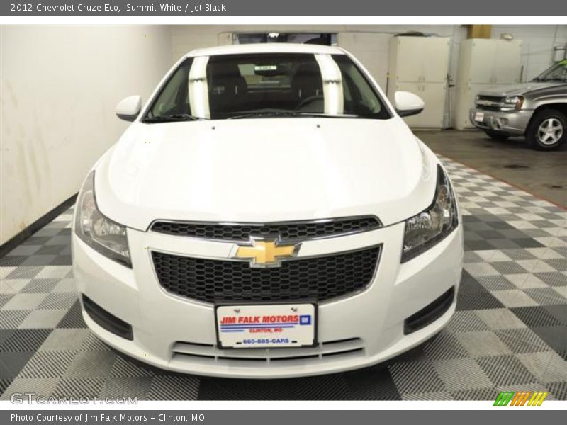 Summit White / Jet Black 2012 Chevrolet Cruze Eco