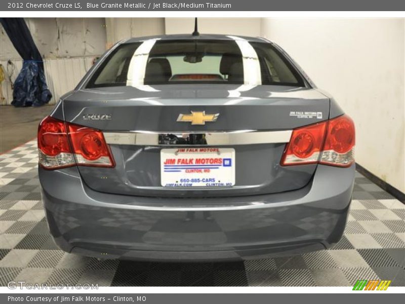 Blue Granite Metallic / Jet Black/Medium Titanium 2012 Chevrolet Cruze LS