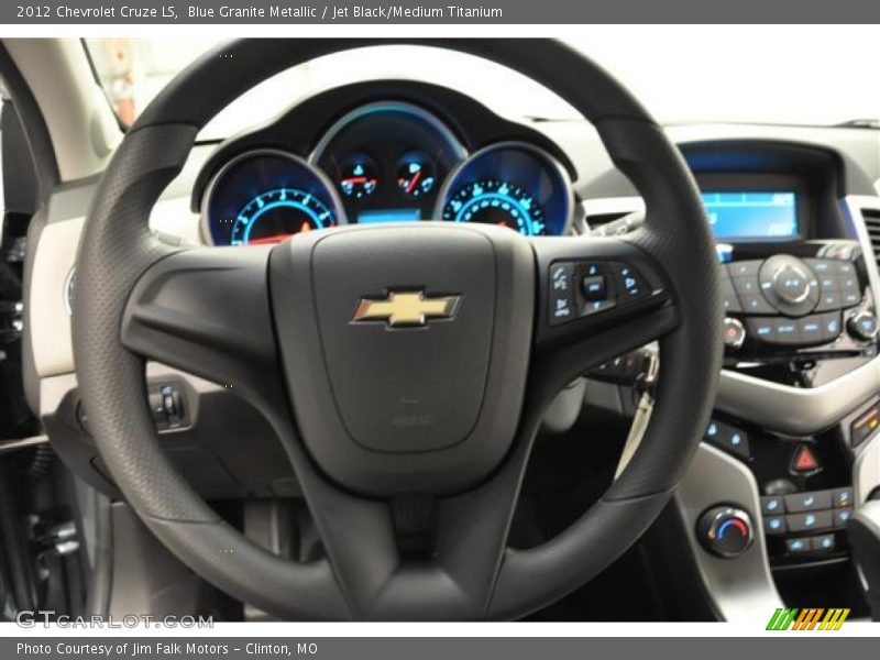 Blue Granite Metallic / Jet Black/Medium Titanium 2012 Chevrolet Cruze LS