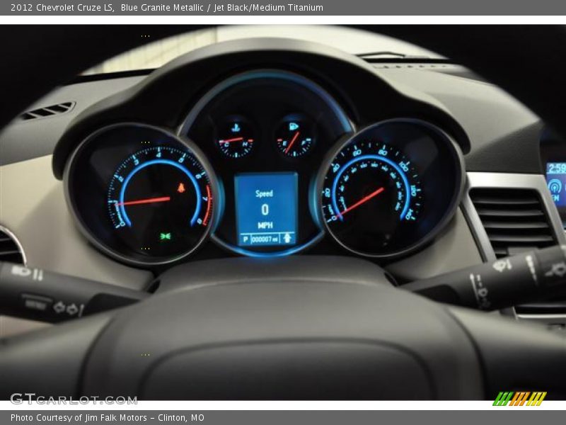 Blue Granite Metallic / Jet Black/Medium Titanium 2012 Chevrolet Cruze LS